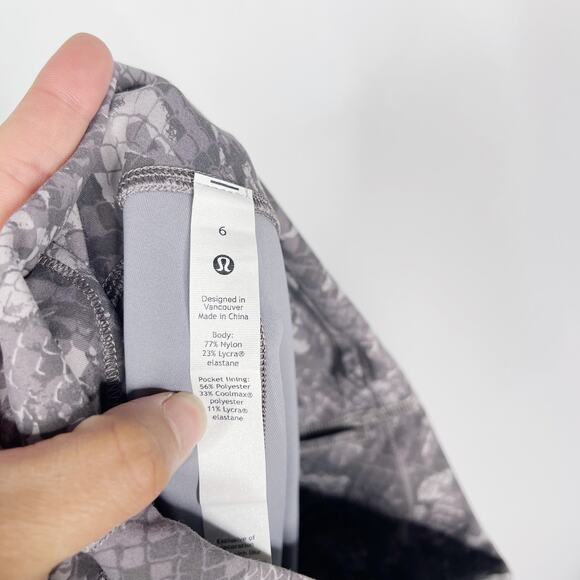 Lululemon Women 6 Align High Rise Pant 25" Legging Hideaway Camo Lunar Rock Gray - Picture 11 of 12